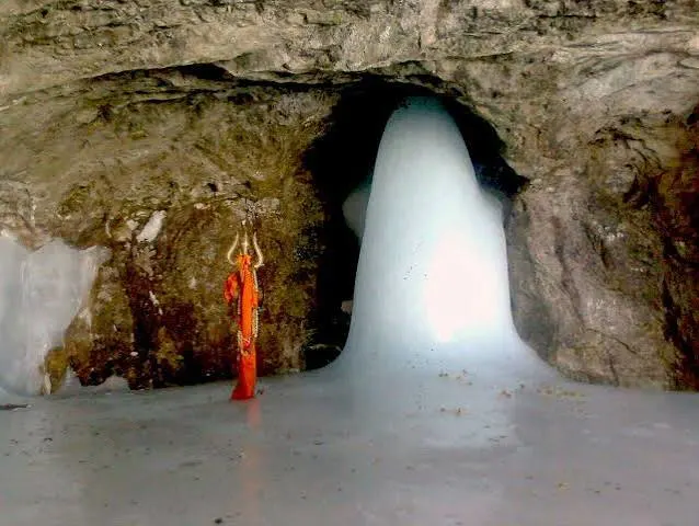 Darshan at Amarnath Cave